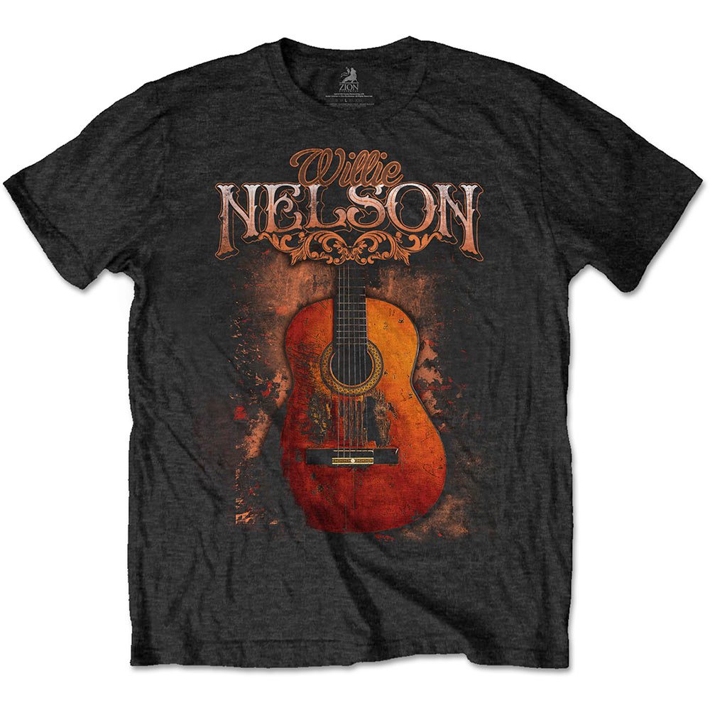 Willie Nelson - Trigger Heren Tshirt - Zwart